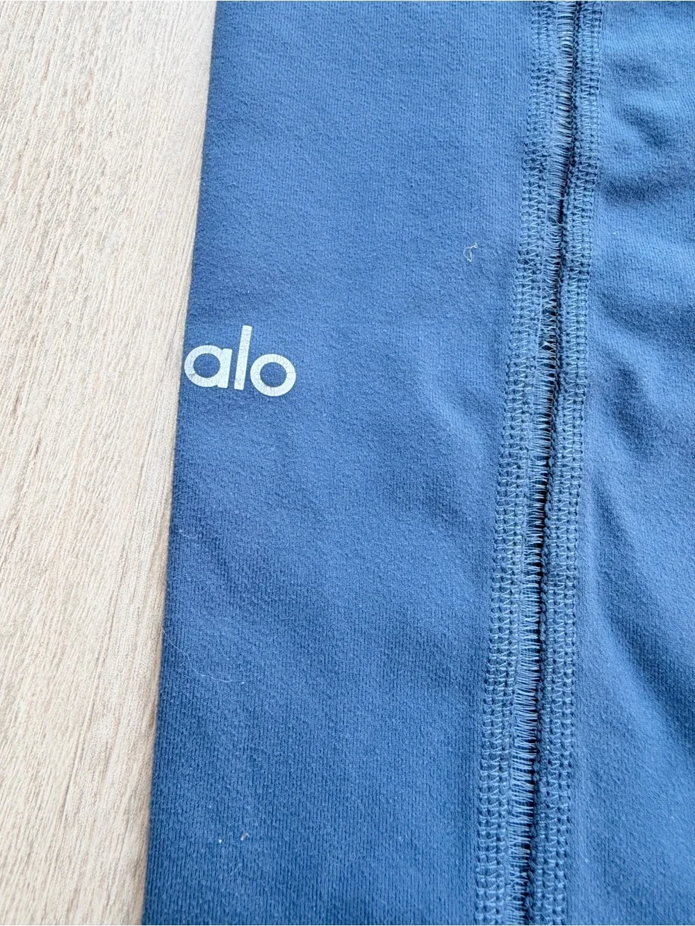 ALO Yoga Kids Navy Leggings with Subtle Logo